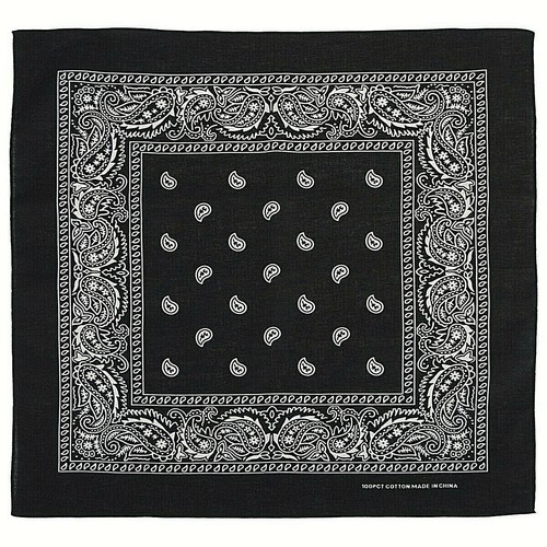 Bandana schwarz weiss - bandana,