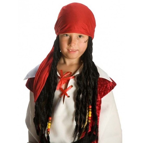 Piraten perücke mit - perÜcke, bandana