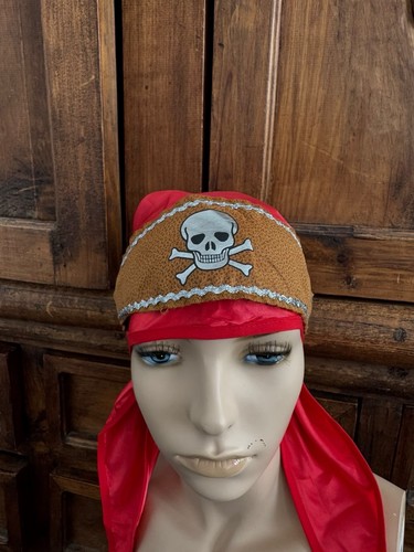 Piraten kopftuch bandana rot - bandana,