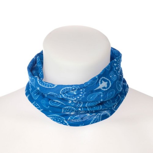 Blauer schlauchschal paisley - blauer,