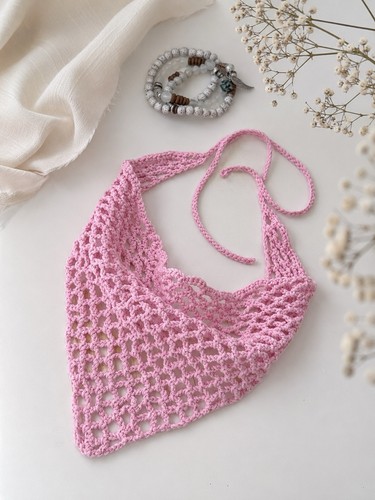 Gehäkeltes bandana für - bandana,